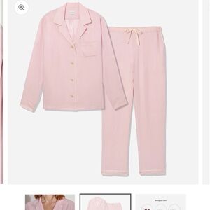 The Sleep Code Silk Long Pink Women's Pajama Set